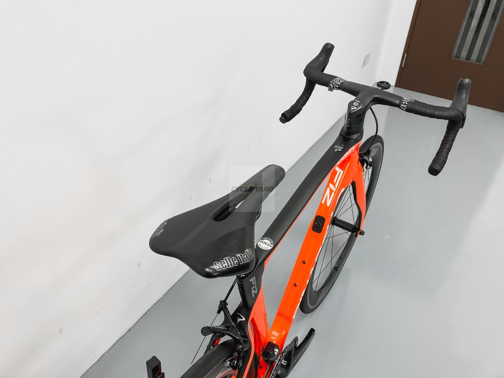 Pinarello F12 Rim Orange Size 530 Shimano DuraAce Di2 R9150